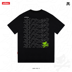 T-SHIRT REGULAR FIT JAPAN HYPE V2 BLACK