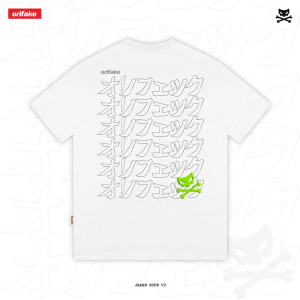 T-SHIRT REGULAR FIT JAPAN HYPE V2 WHITE
