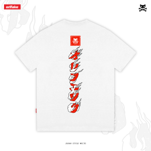 T-SHIRT REGULAR FIT JAPAN STYLE WHITE