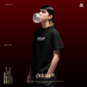 T-SHIRT REGULAR FIT OBLIS BLACK (HYBRID THEORY)