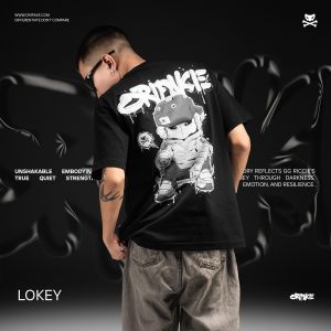T-SHIRT REGULAR FIT LOKEY (HYBRID THEORY)