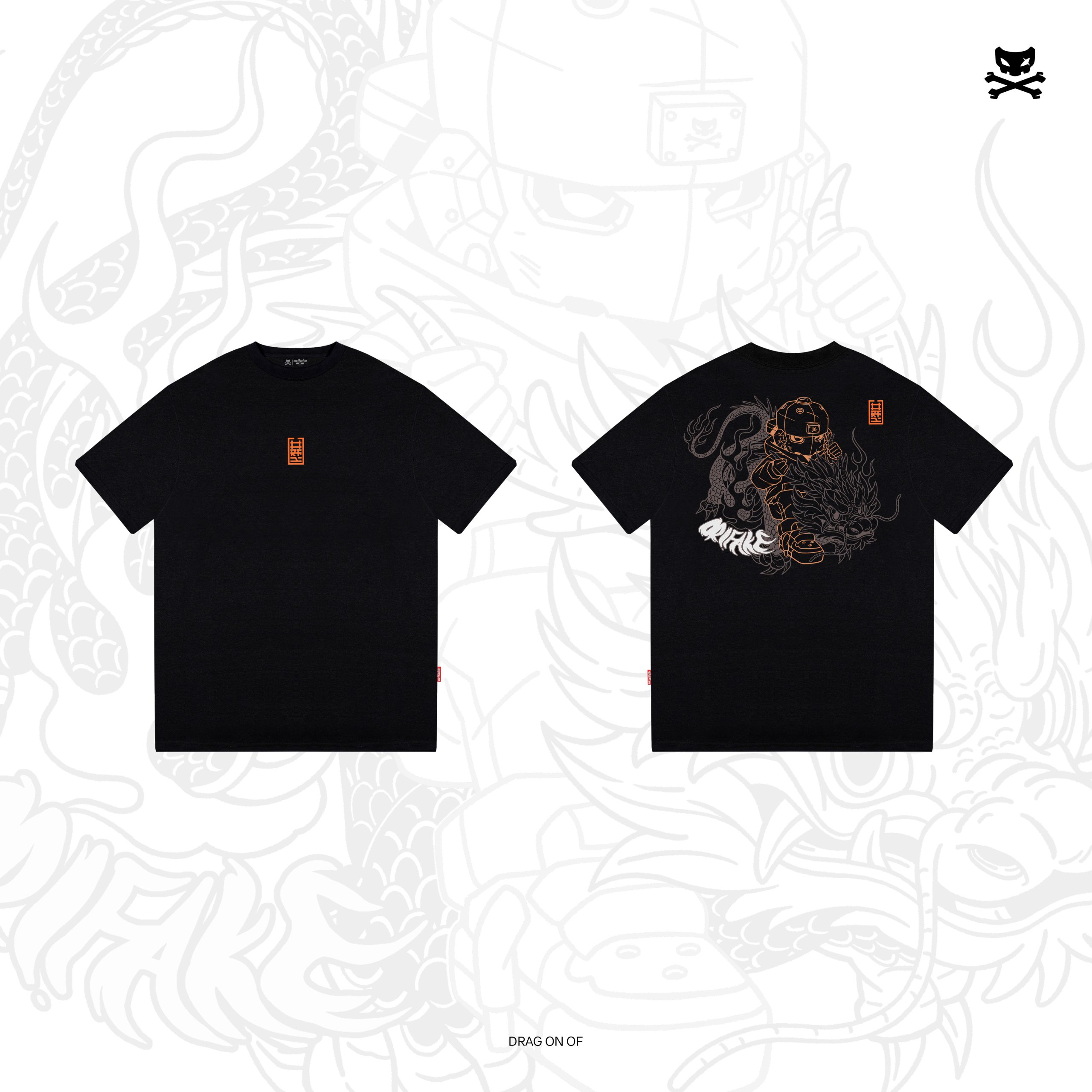 T-SHIRT REGULAR FIT DRAG ON OF (BLACK SERIES) - Image 3