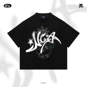 T-SHIRT BOXY SILENT OF on BLACK (NCA SERIES)