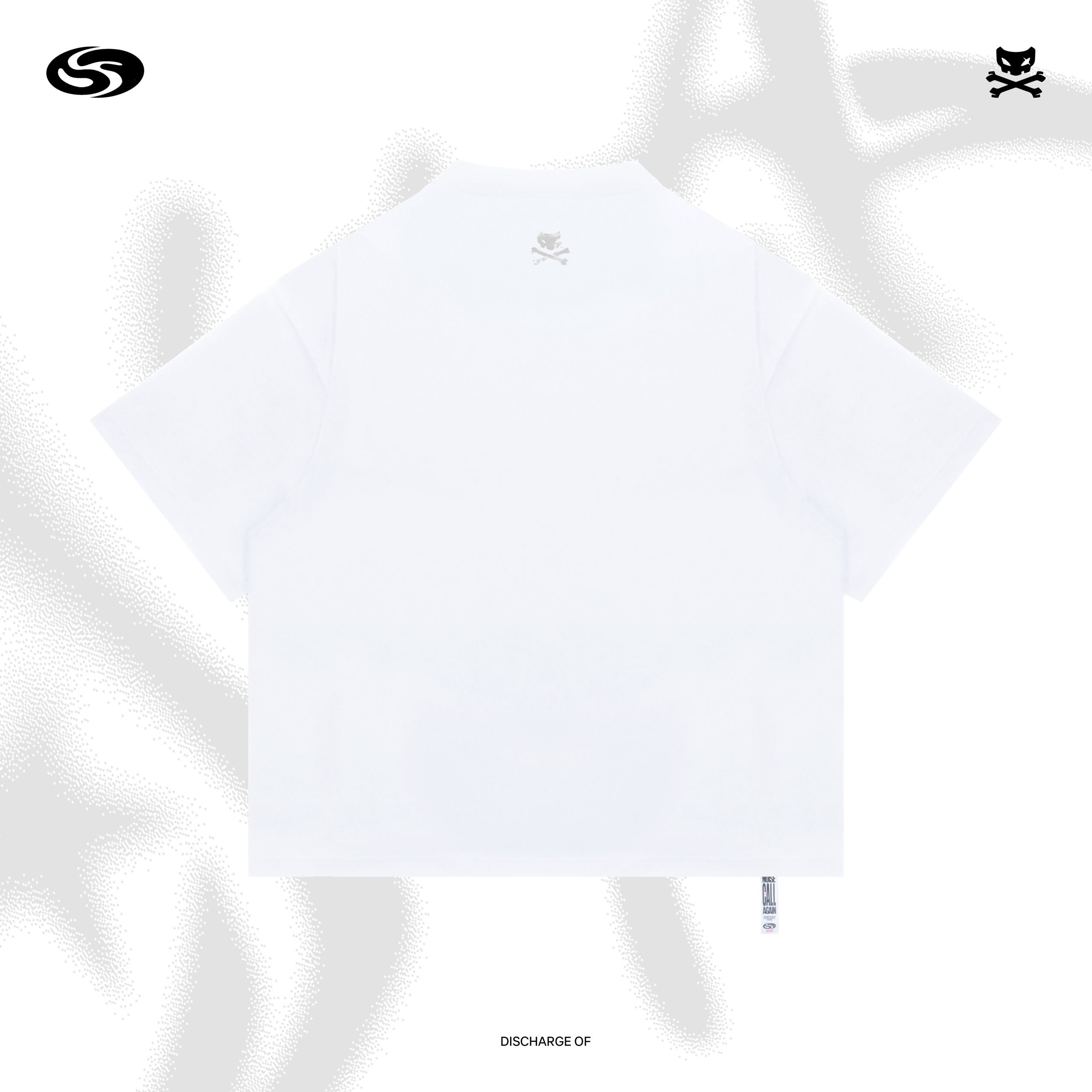 T-SHIRT BOXY DISCHARGE OF on WHITE (NCA SERIES) - Image 2